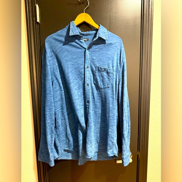 Express Blue Long Sleeve Button Down Shirt Size XL. - Picture 1 of 3